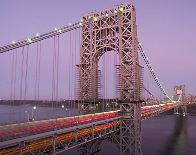 Almost complete George Washington Bridge