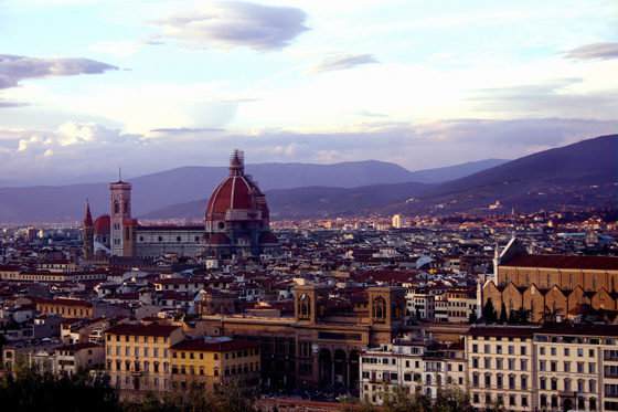 Florence from the hills