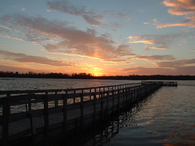 Michigan Sunset In Autumn