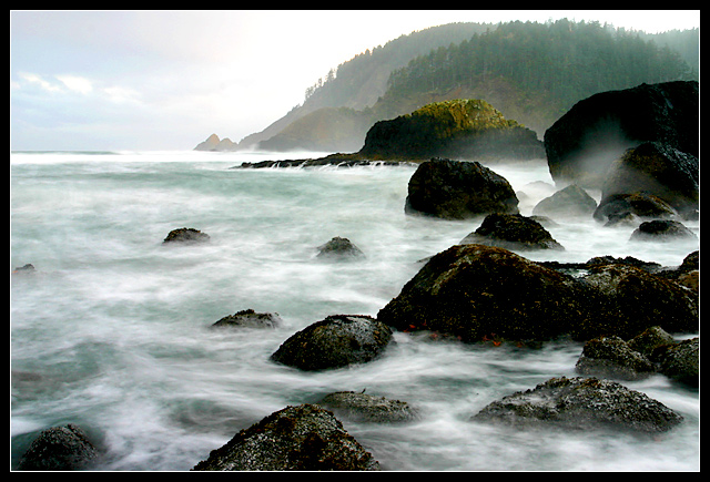 Stormy Seas at Dawn