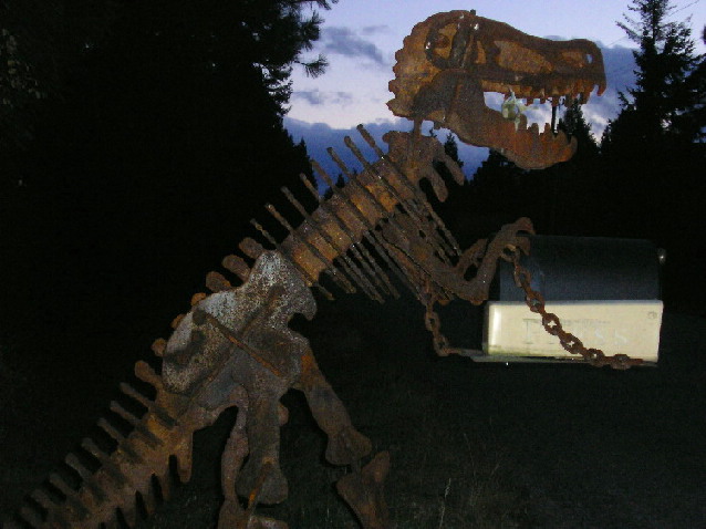 Tyrannosaurus Rex Mailbox
