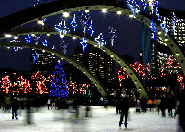 Skating at The Square