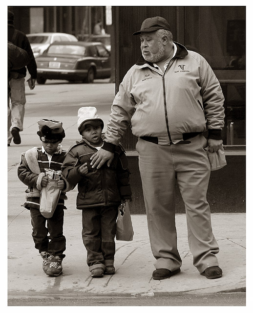 Walking with Grandpa