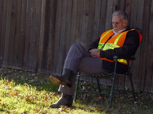 Crossing Guard Caught Sleeping! Are Your Children Safe?