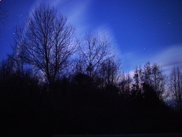 Leonid Morning Moonset