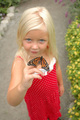 little girl in the park