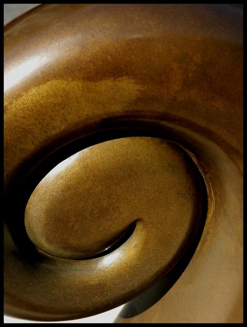 Bronzed Koru - "symbol of new life"