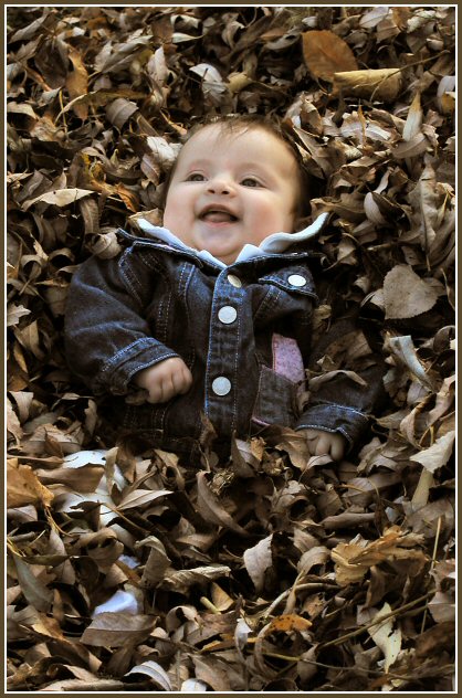 Playing in the Leaves