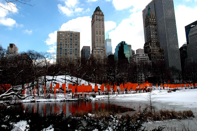 Christo's Gates Central Park - Feb 2005