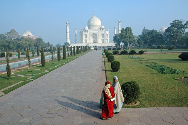 Taj Mahal at sunrise