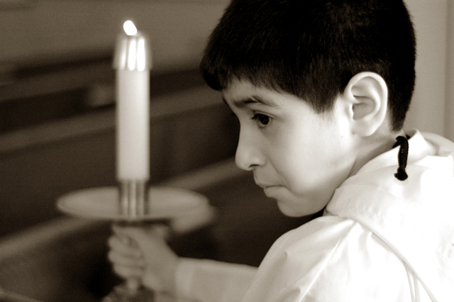 the altar boy