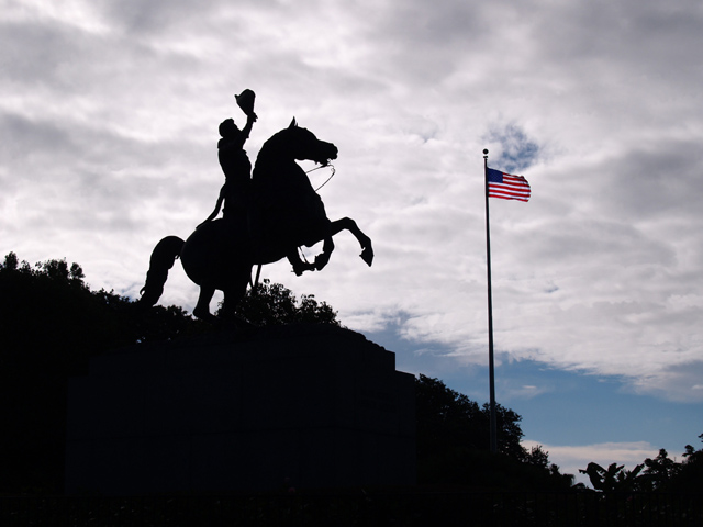 Saluting the Flag