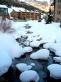 Creek With Snow