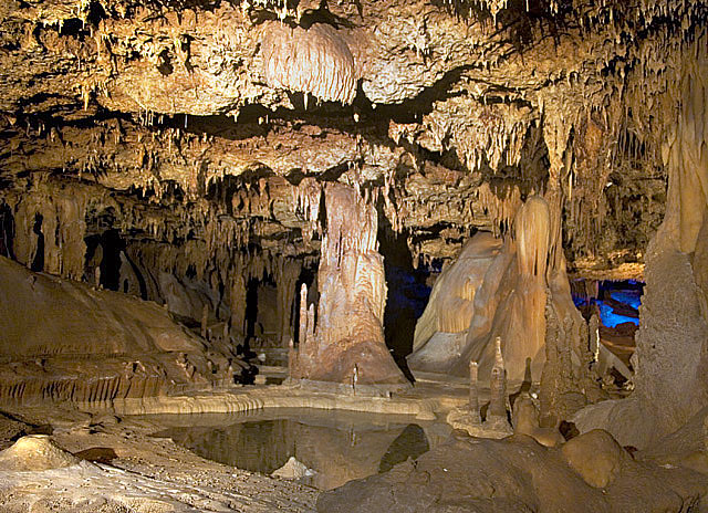 Light study in a cavern!?