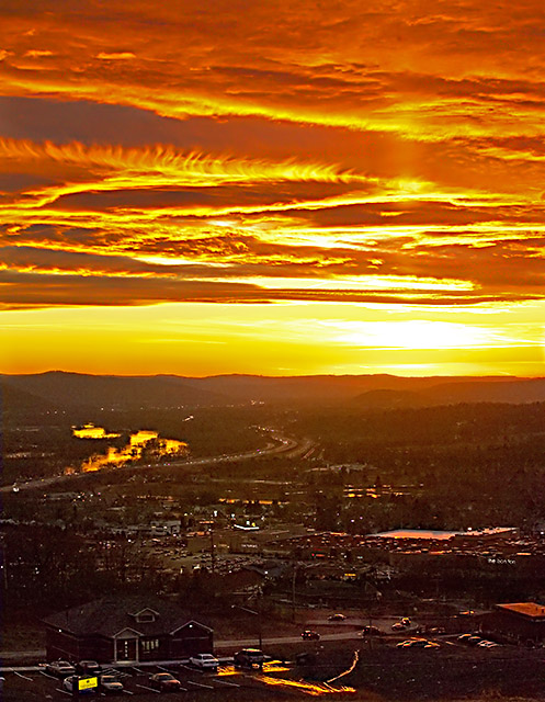 Sunset in the Valley