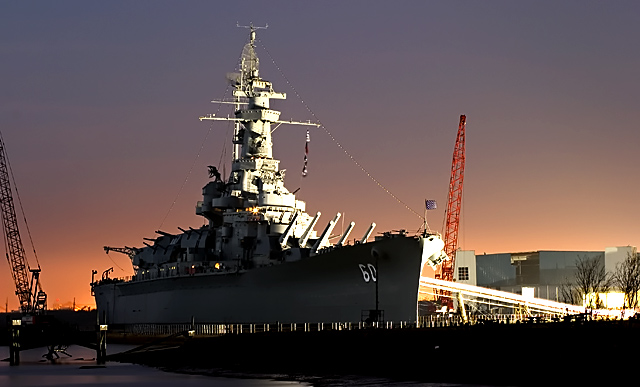 Backlit Battleship