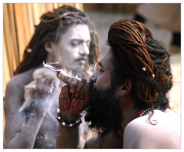 Smoking Sadhu