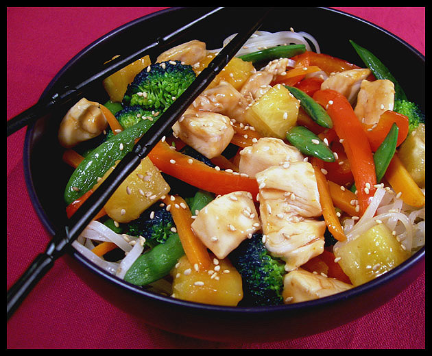 Sweet and Sour Chicken Stir Fry