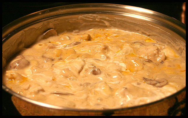 Cheesy Chicken and Mushrooms