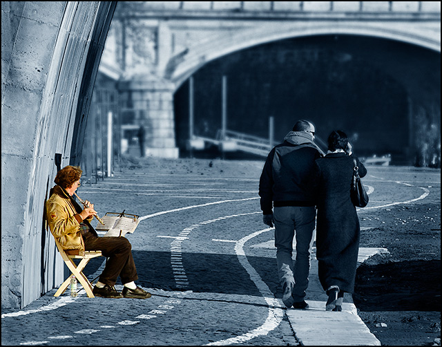 Serenade on the riverside