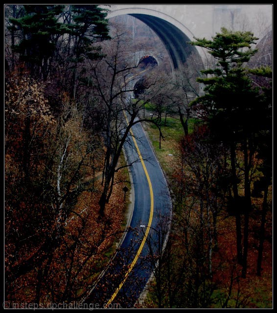 Raining on Rock Creek Parkway