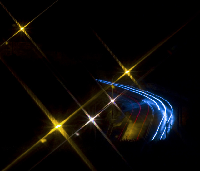 Highway through electric stars