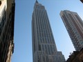 Great Empire State under a clear blue sky