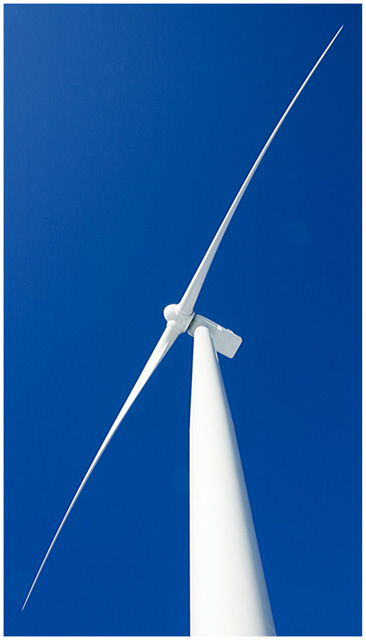 Wind Energy In The Blue Sky