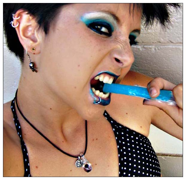 Blueberry Popsicle
