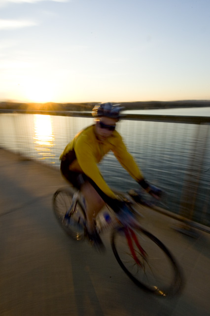 Sunset bikeride