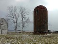 Silo in Winter