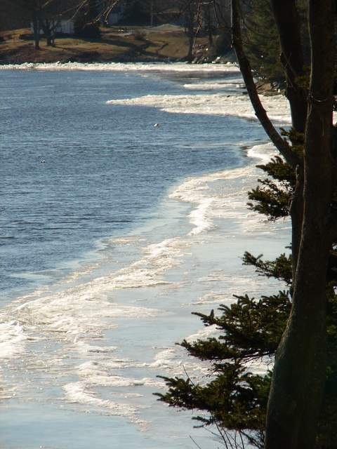 Winter River Bank