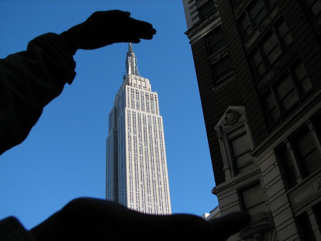 Empire State in my hands