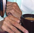 Holding that first cup of Morning Coffee..
