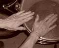 Drummer's hands