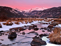 Dawn in Moraine Park; River origins, just East of the Continental Divide