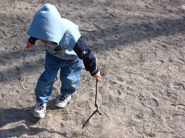A Boy and His Stick