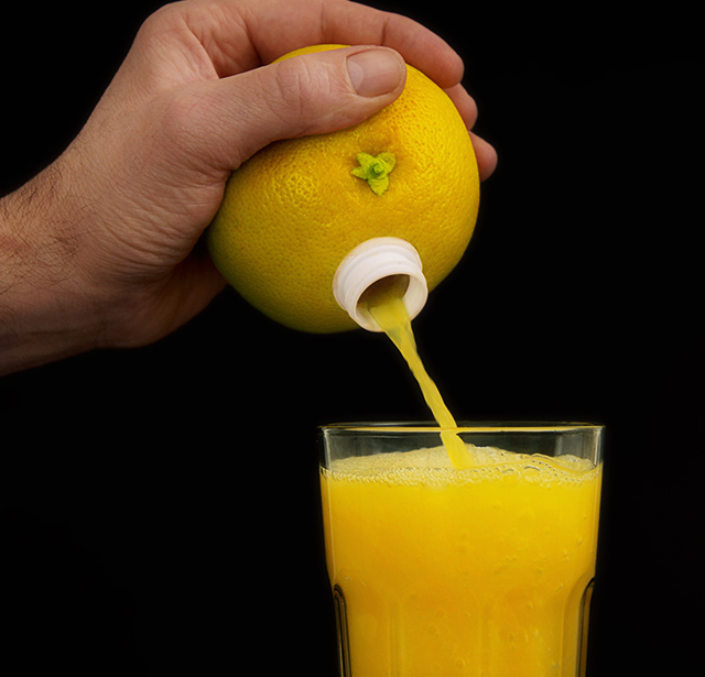 Freshly Pressed Grapefruit Juice