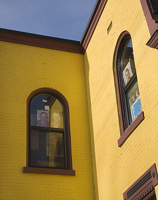 Art Windows in the Yellow House