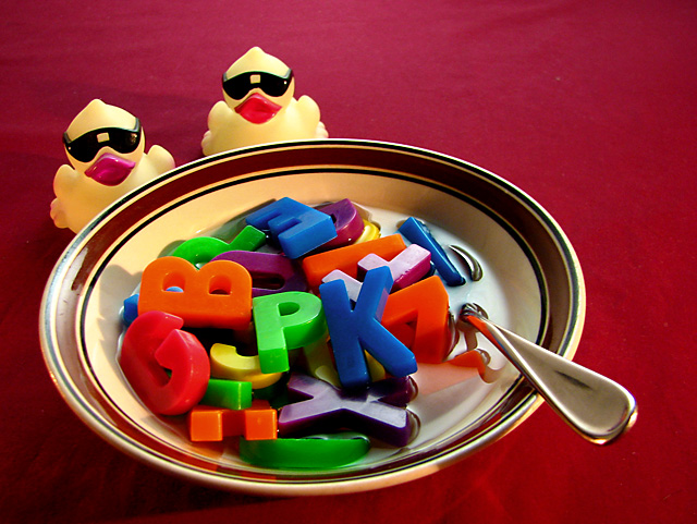 Alphabet Soup with Quackers