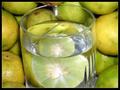 juicy refraction of lemon