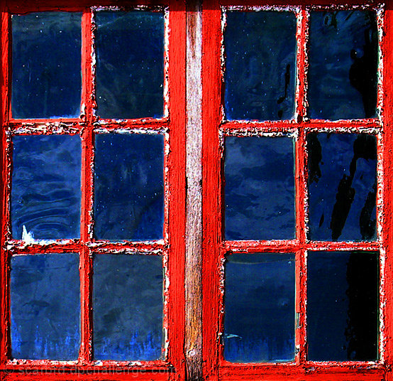 Window on a Very Old Church