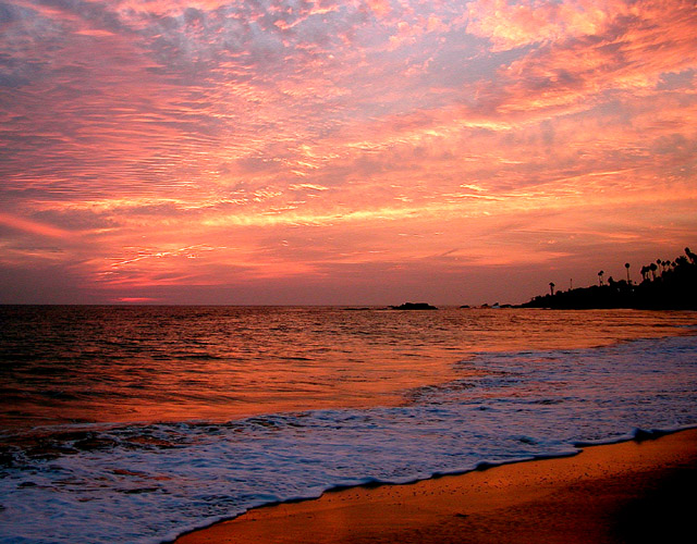 Red sky on south L.A.