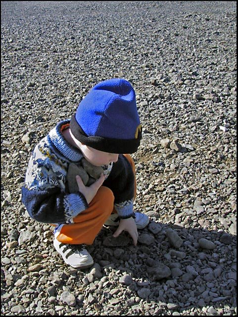 Stone collecting