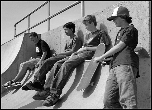 A day at the skateboard park