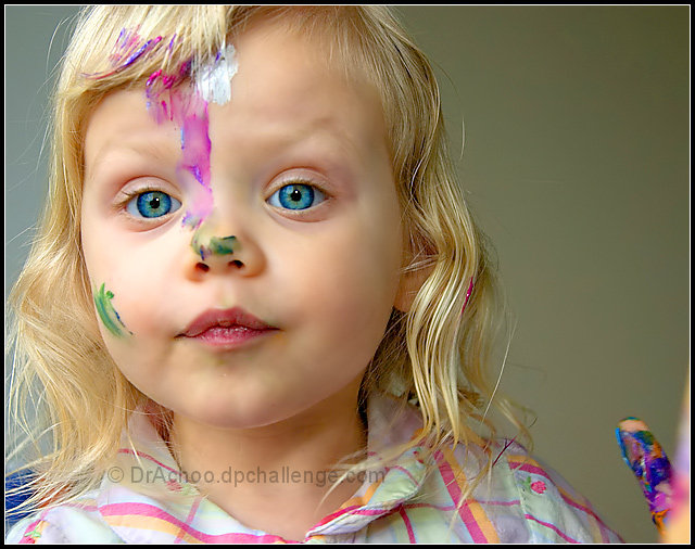 Blue Eyes...Green Nose