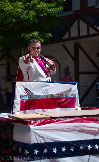 Elvis Sighted At Parade!