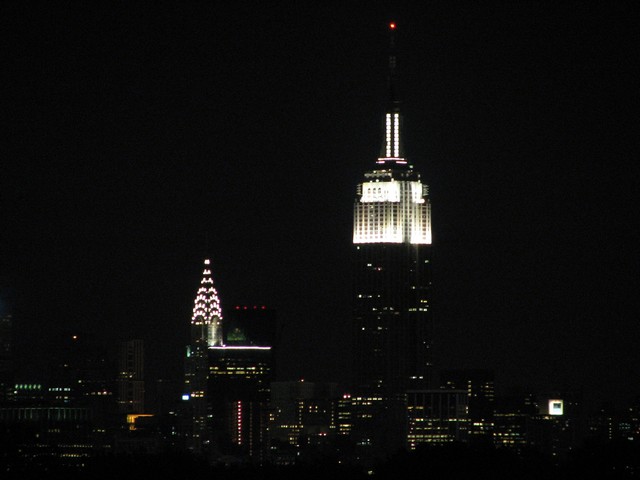 Night view of Empire State, NYC