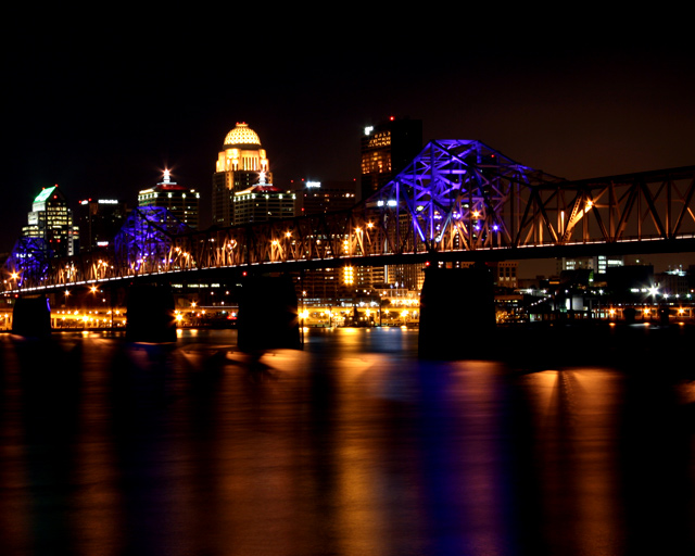 Louisville at night