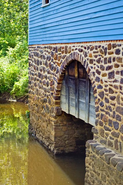 Old Grist Mill 1872 - Detail